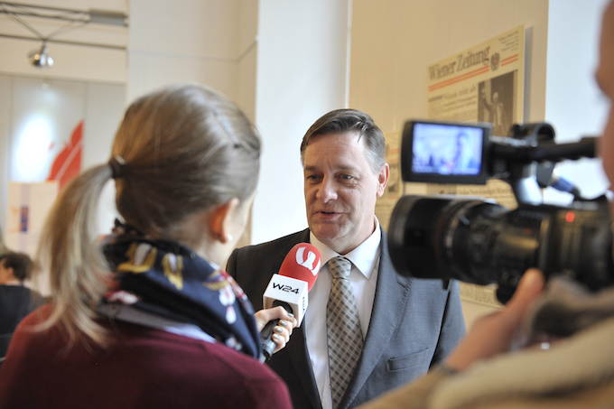 Präsentation im Presseclub Concordia / Foto: Roland Ferrigato